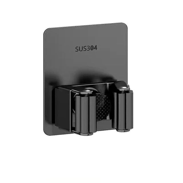 304 Stainless Steel Wall Mounted Mop Holder - Space Saver