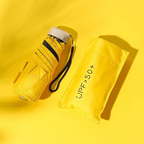 Compact Mini Umbrella with UV Protection - Lightweight & Convenient