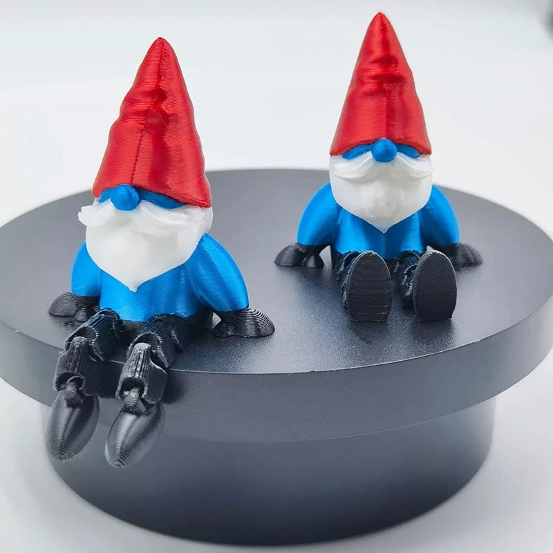 3D Printed Christmas Ornament Santa and Snowman