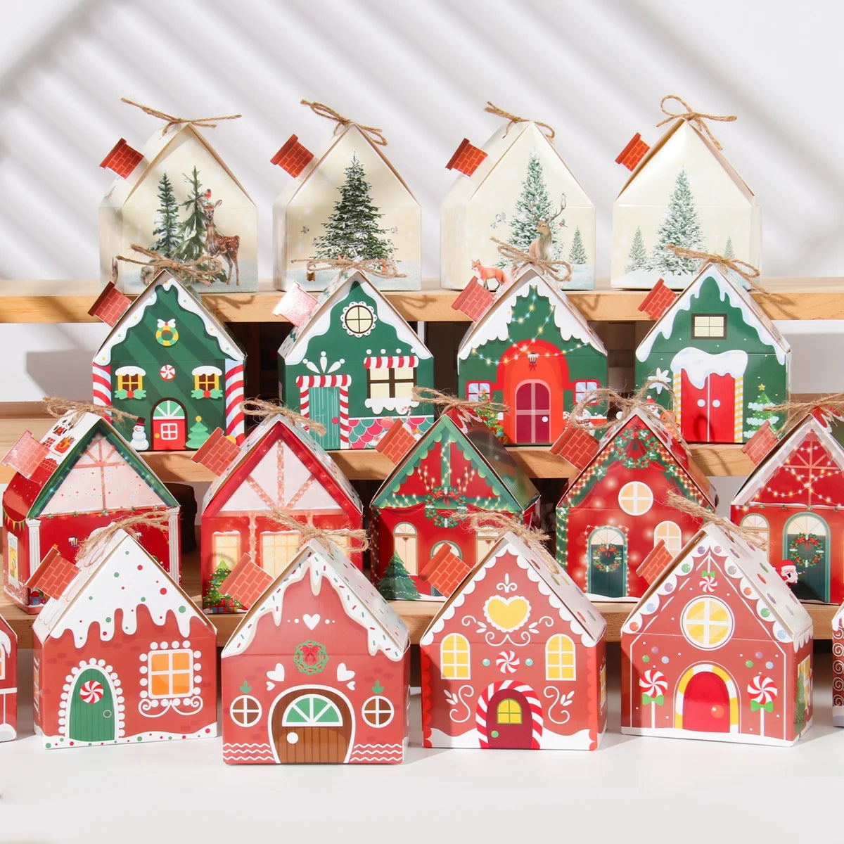 Christmas Gingerbread House Candy Box - Festive Home Decor