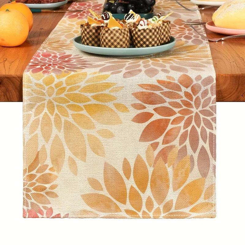 Scandinavian Geometric Table Runner - Modern Home Decor