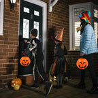 Halloween Pumpkin Bucket - Portable Candy Basket for Festivities