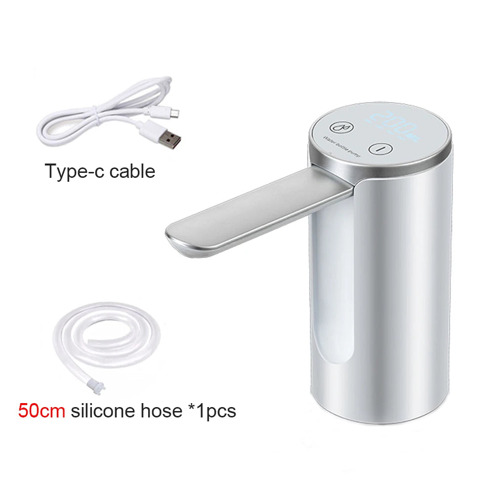 Automatic Electric Water Pump for 19L Bottles - USB Rechargeable