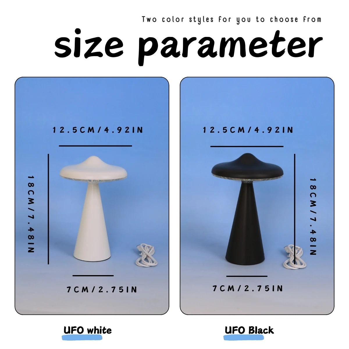 Mushroom LED Desk Lamp | Bedroom & Desk Aesthetic