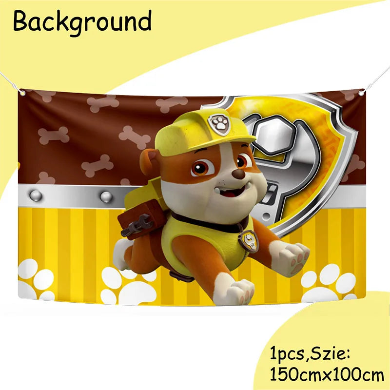 Paw Patrol Birthday Disposable Tableware Set