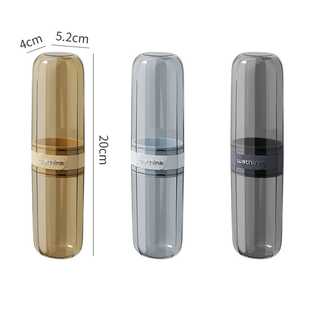 Portable Toothbrush and Toothpaste Holder for Travel