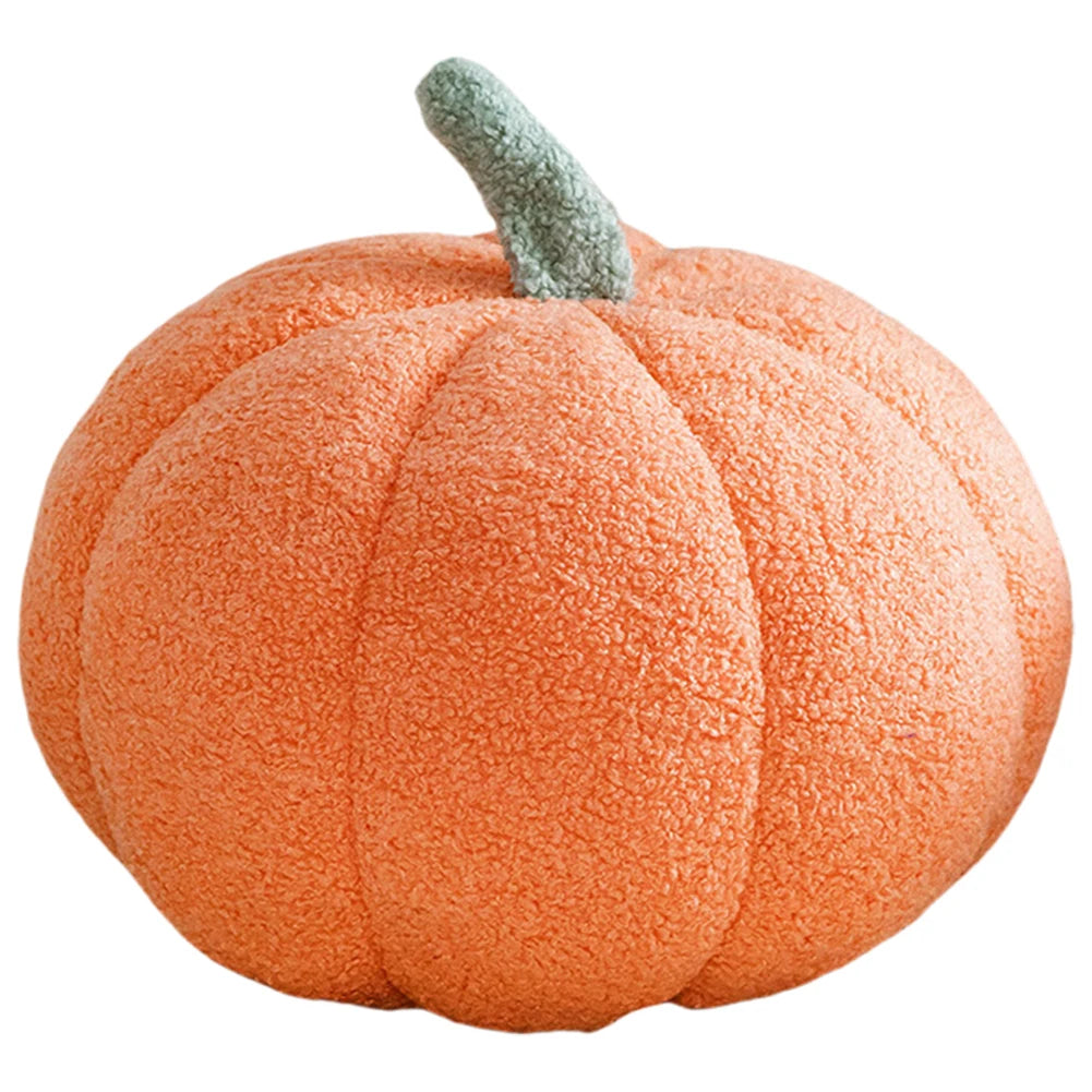 Funny Pumpkin Pillow - Creative Plush Cushion for Halloween Decor