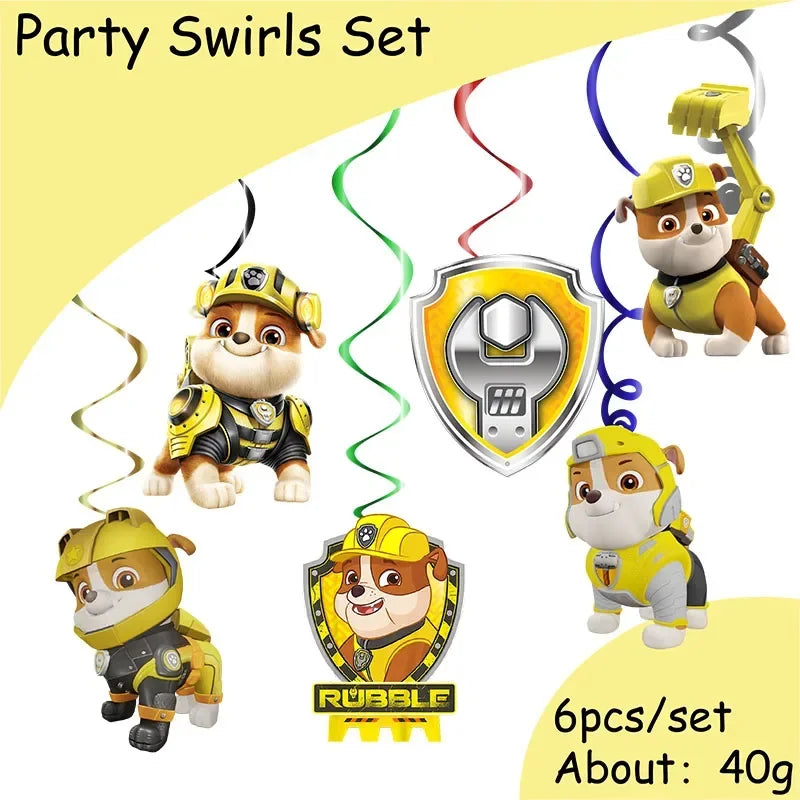 Paw Patrol Birthday Disposable Tableware Set