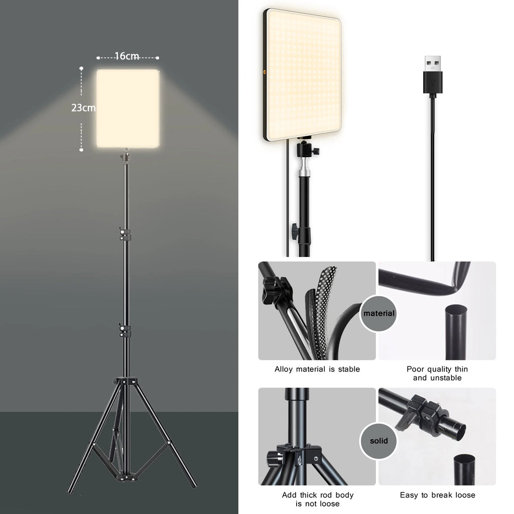 LED Video Lights for Photography and Live Streaming