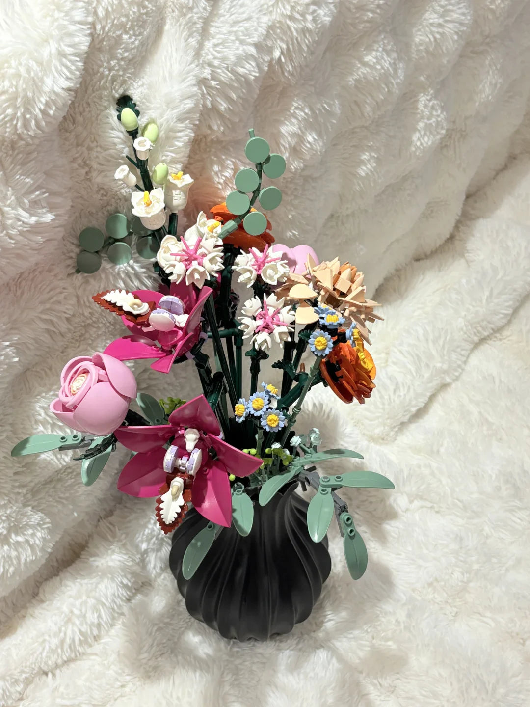 Eternal Flower Pink Model Blocks Gift for Her