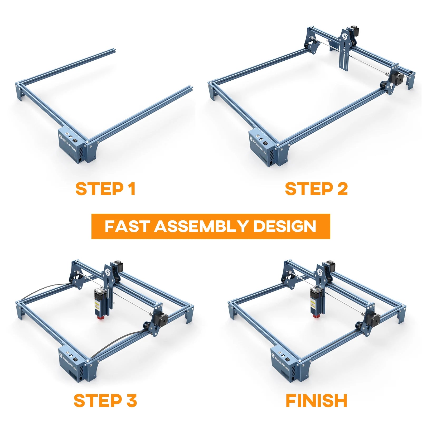 5.5W Diode Laser Engraver - High Precision Cutting & Engraving