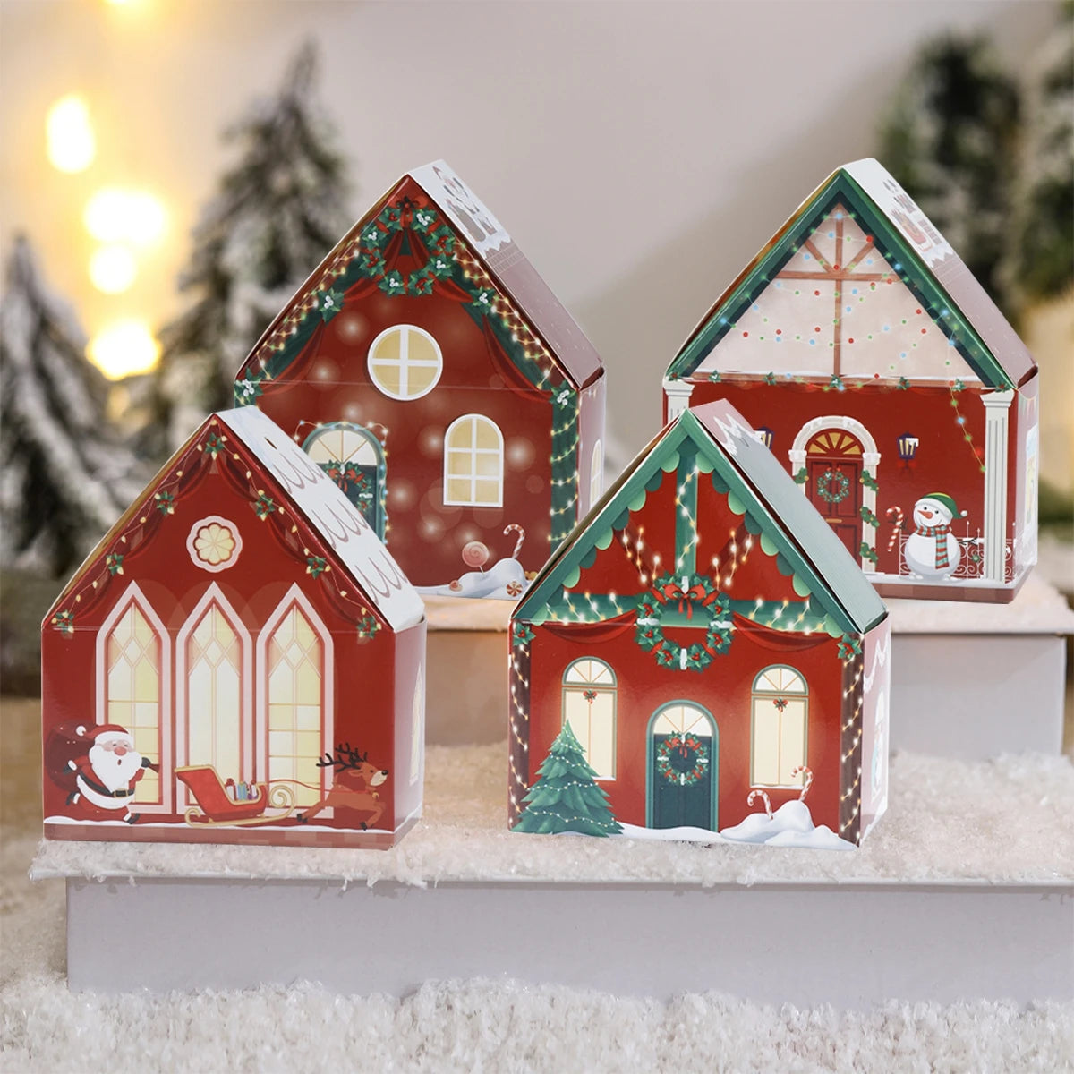 Christmas Gingerbread House Candy Box - Festive Home Decor