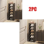 Stackable Corner Shoe Organizer - Space Saving Shoe Rack