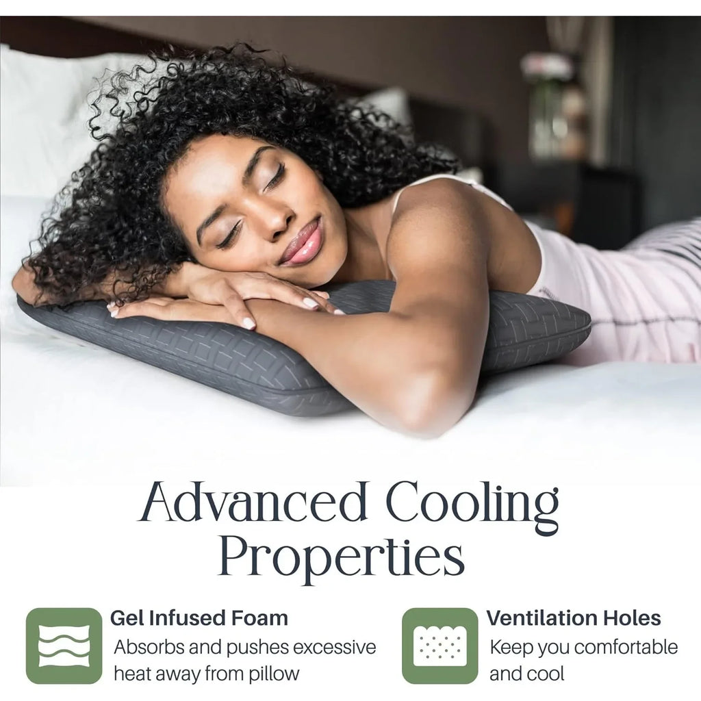 Ultra Thin Memory Foam Pillow for Stomach Sleepers