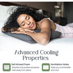 Ultra Thin Memory Foam Pillow for Stomach Sleepers