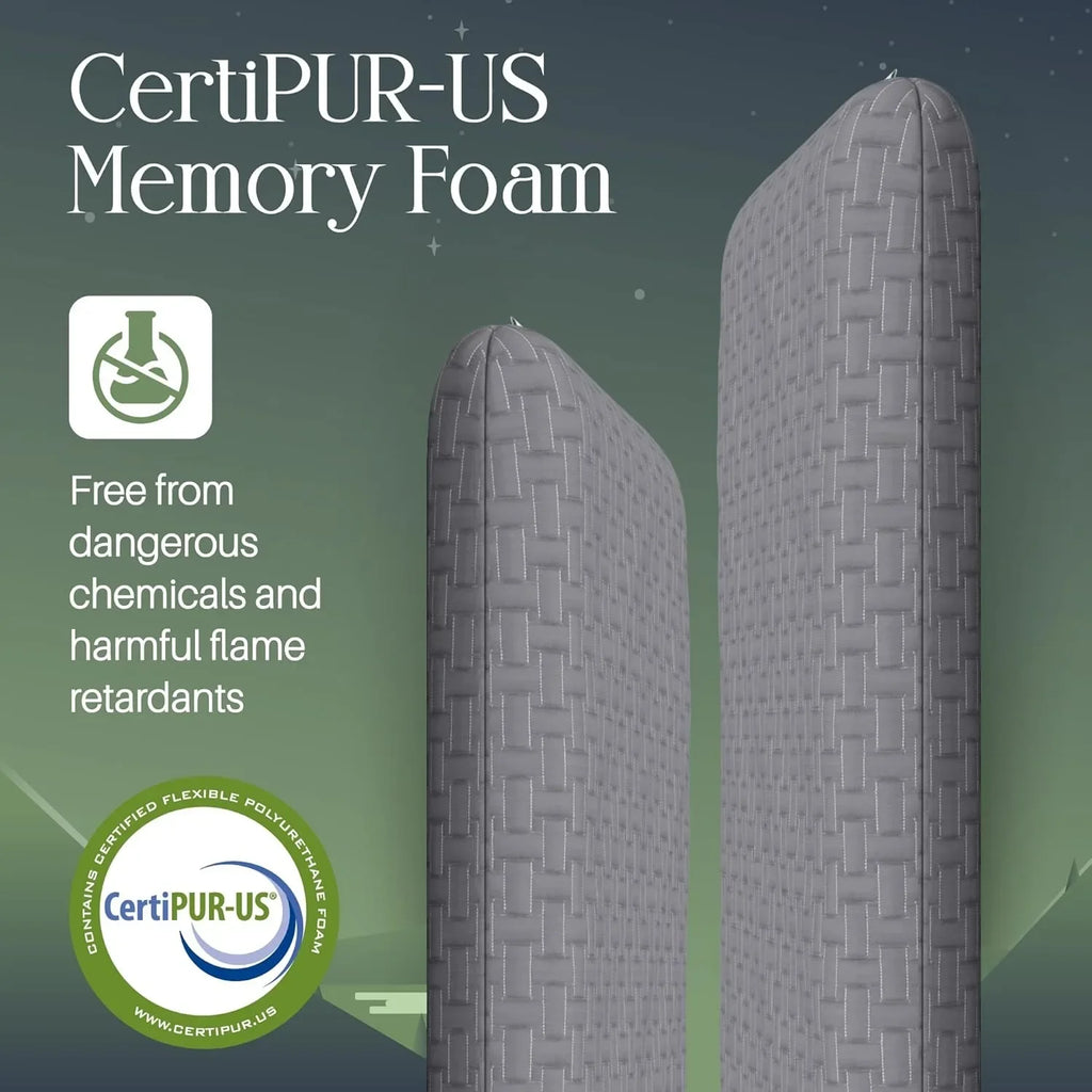 Ultra Thin Memory Foam Pillow for Stomach Sleepers