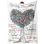 Super Soft Flannel Mom Blanket - Cozy Gift for Mom