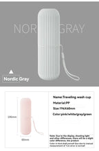 Portable Toothbrush and Toothpaste Holder for Travel