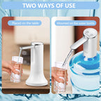 Automatic Electric Water Pump for 19L Bottles - USB Rechargeable
