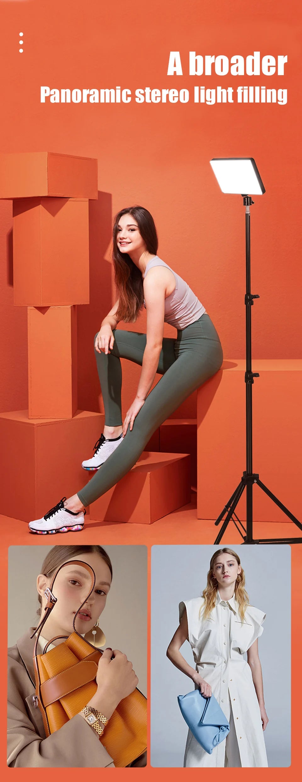 LED Video Lights for Photography and Live Streaming