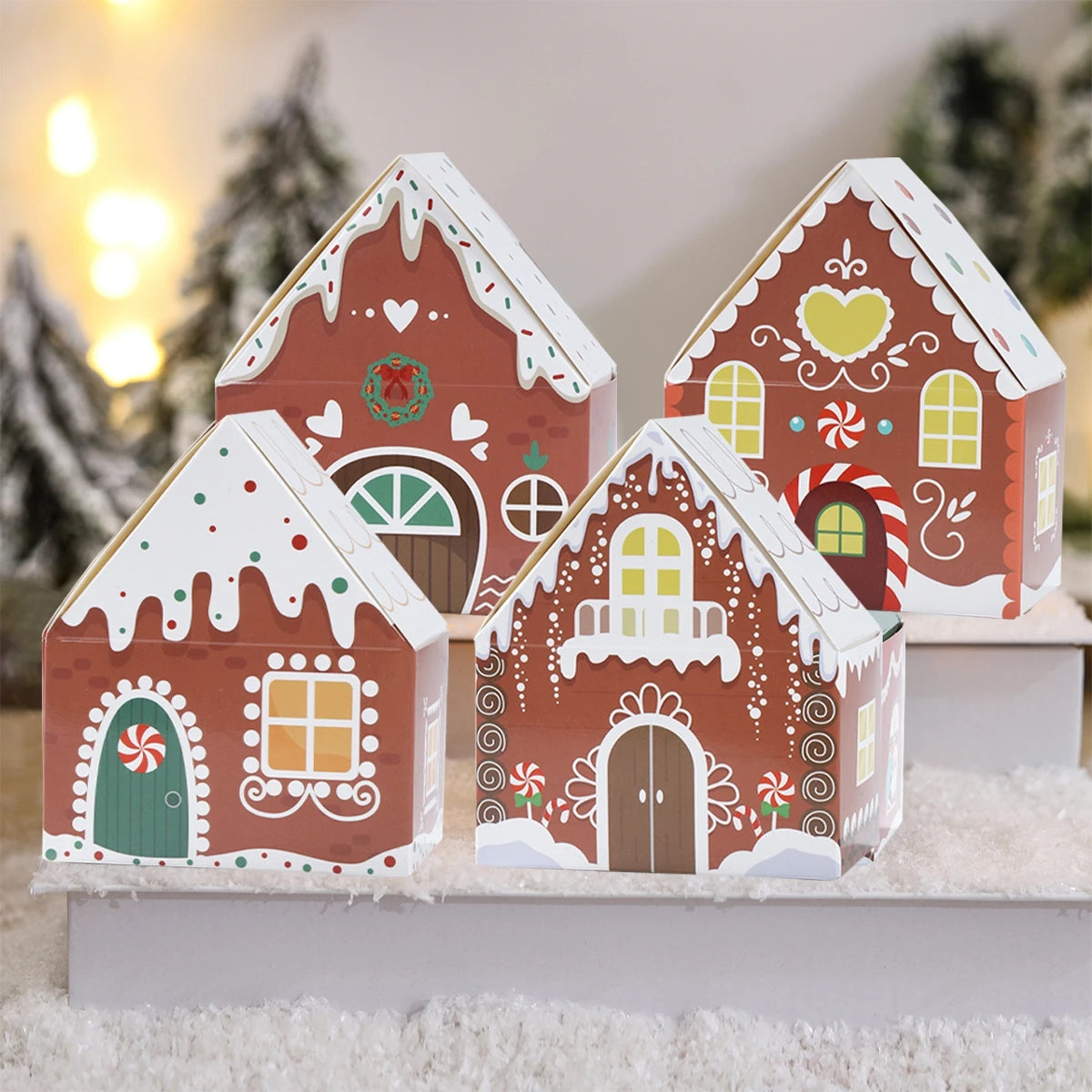 Christmas Gingerbread House Candy Box - Festive Home Decor