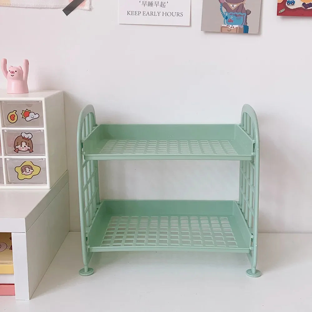 Desktop Storage Rack | Dorm Desk + Aesthetic Organizer