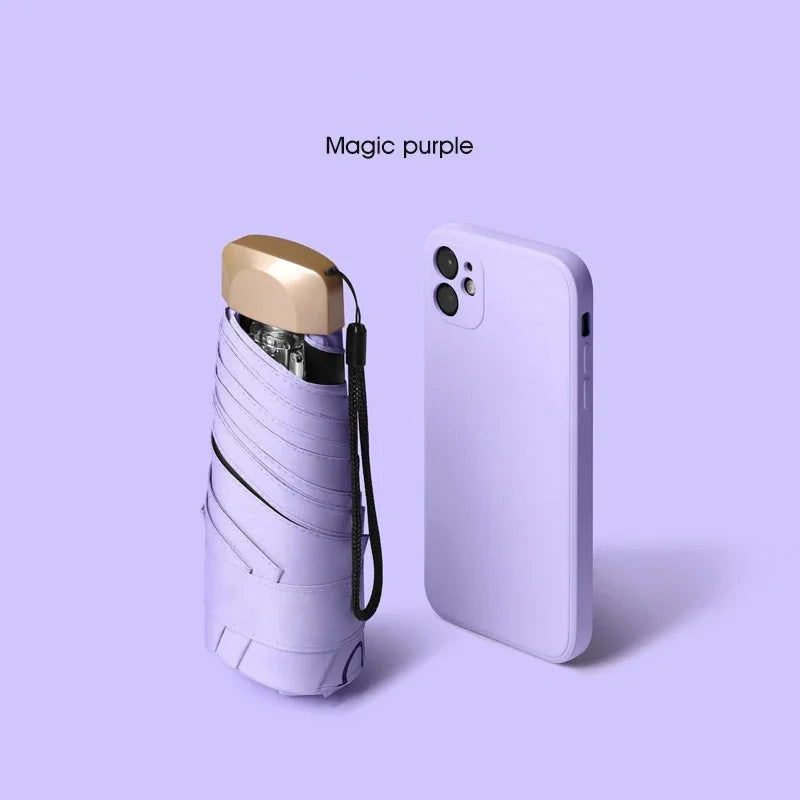 Lightweight UV Protection Mini Capsule Umbrella