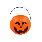 Halloween Pumpkin Bucket - Portable Candy Basket for Festivities