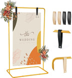 Heavy Duty Wedding Welcome Sign Stand with Leather Straps