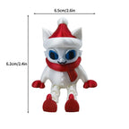 3D Printed Christmas Ornament Santa and Snowman