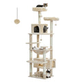 Large Cat Tree with Hammock & Scratching Posts for Indoor Cats