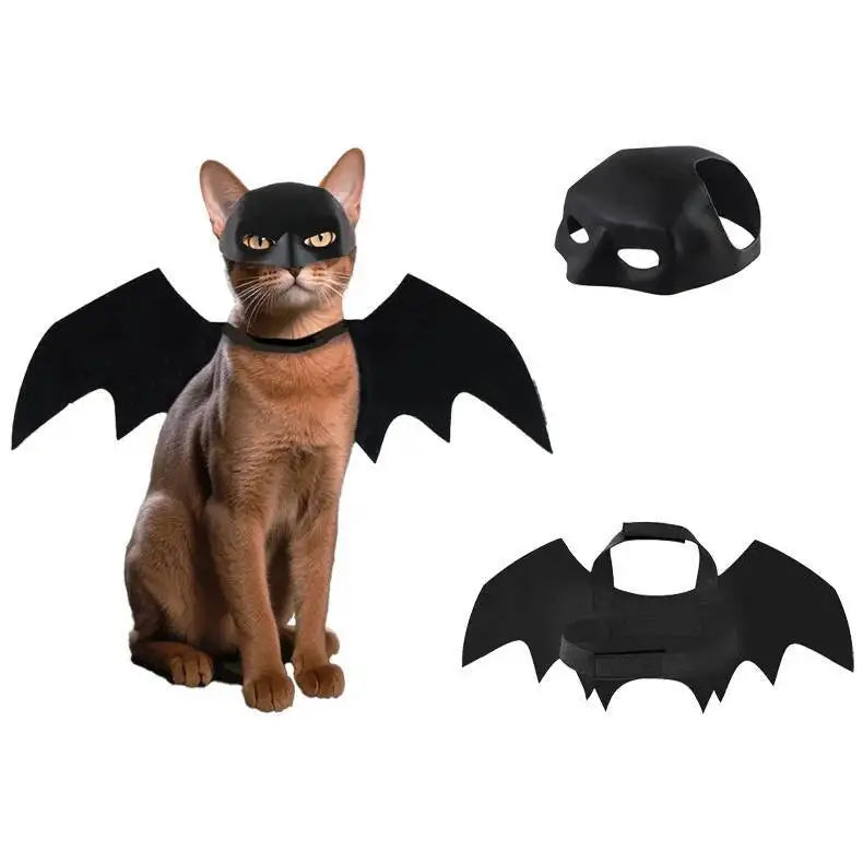 Halloween Pet Bat Costume Set for Cats and Dogs