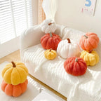 Funny Pumpkin Pillow - Creative Plush Cushion for Halloween Decor