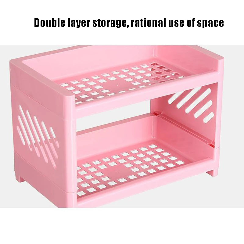 Desktop Storage Rack | Dorm Desk + Aesthetic Organizer