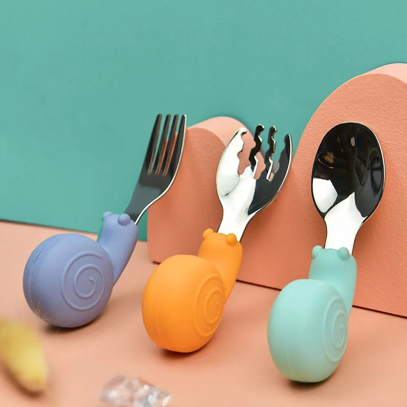 Stainless Steel Toddler Dinnerware Set for Infants