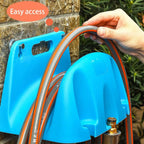 Space-Saving Wall Mounted Garden Hose Organizer