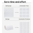 3D Brick Foam Wallpaper - Stylish Wall Decor