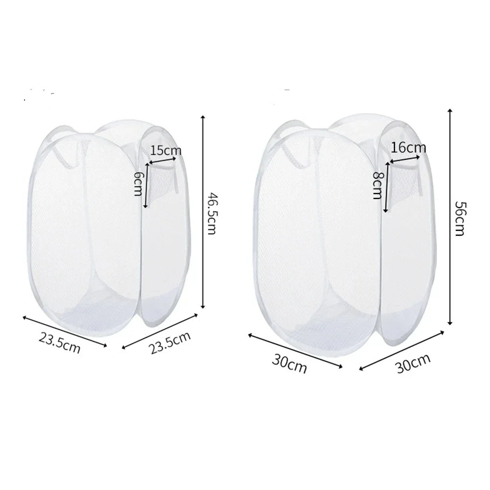 Foldable Ventilated Dirty Clothes Basket for Easy Storage