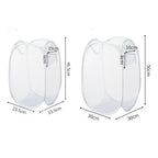 Foldable Ventilated Dirty Clothes Basket for Easy Storage