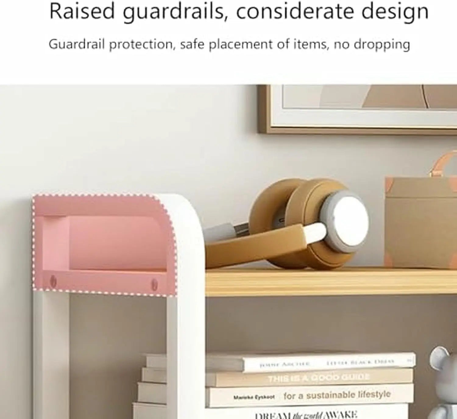 Desk Hutch Organizer | Dorm Desk Storage + Minimalist
