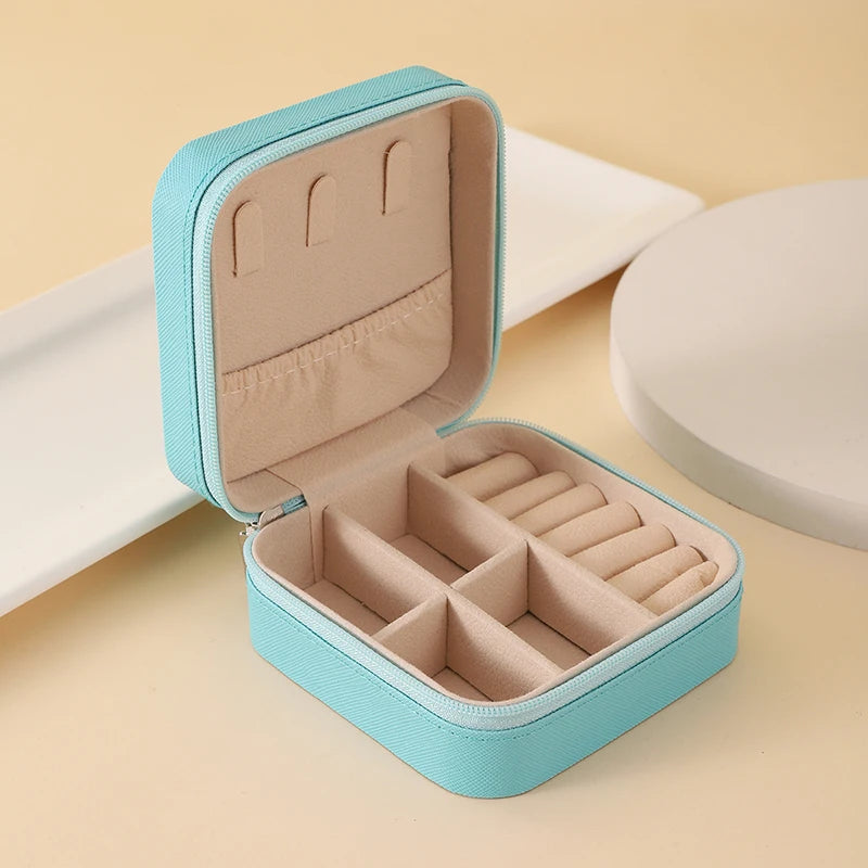 Portable Jewelry Storage Organizer Case for Travel