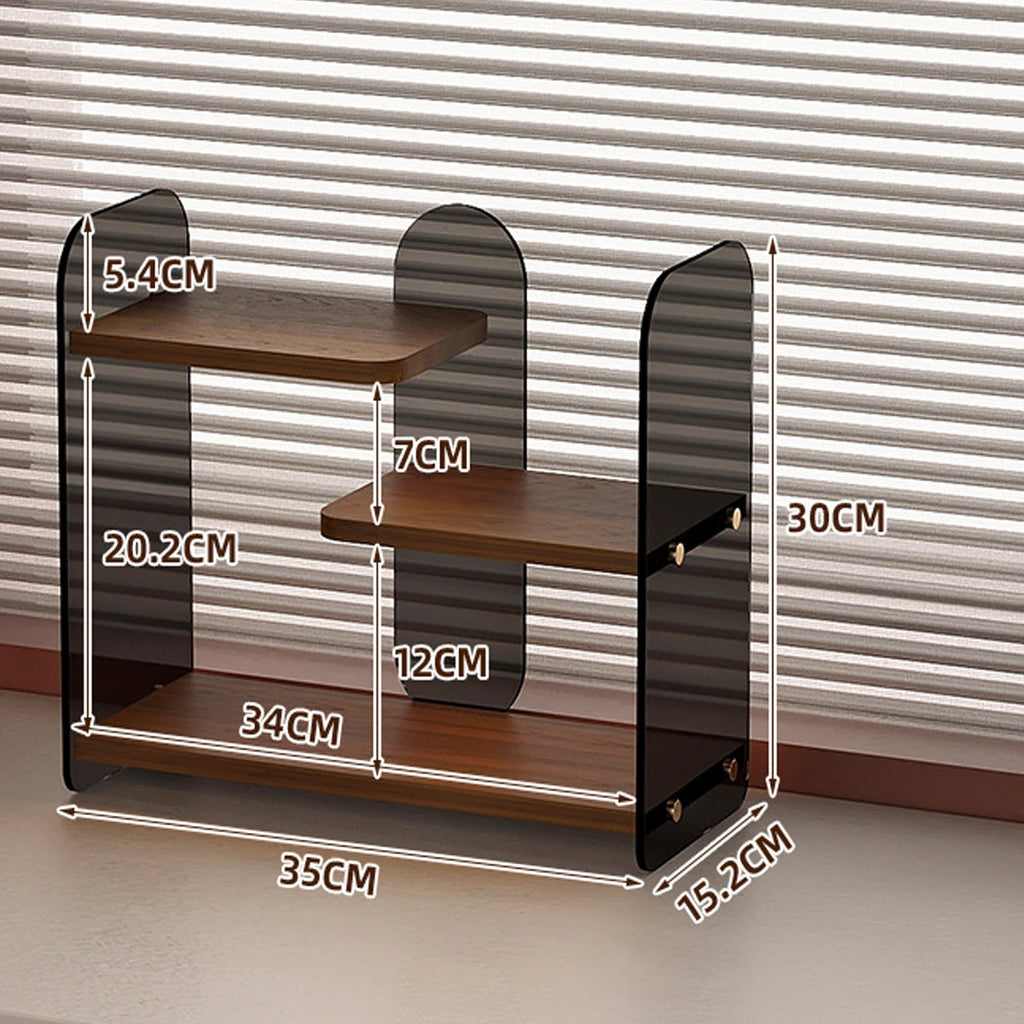 Makeup Organizer | Dorm Desk Aesthetic Storage Shelf