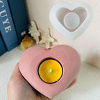 Heart Shaped Silicone Mold for Planters and Candles