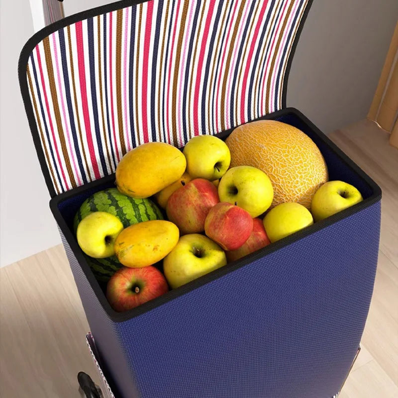 Portable Folding Grocery Shopping Cart for Stairs