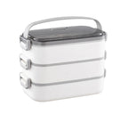 Leak Proof Stainless Steel Bento Lunch Box - 3 Layers