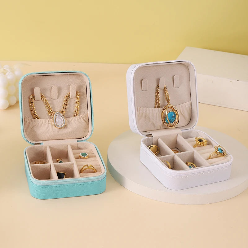 Portable Jewelry Storage Organizer Case for Travel