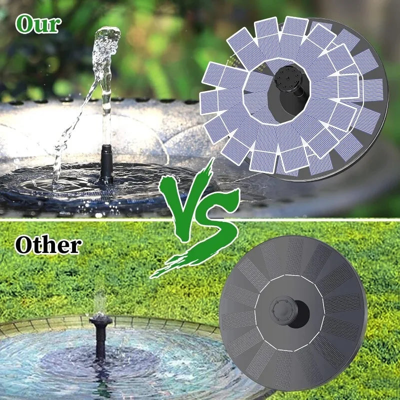 Solar Fountain Pump with 2.5W Eco-Friendly Panel