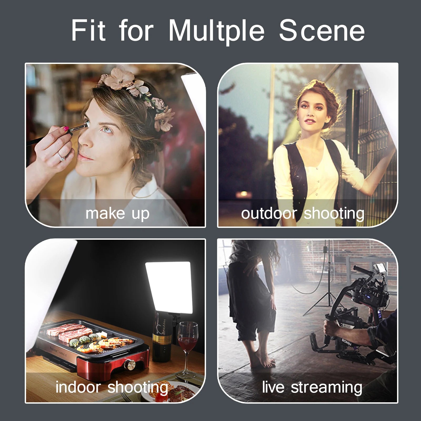 LED Video Lights for Photography and Live Streaming