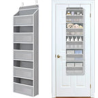 5-Layer Over-the-Door Organizer with Mesh Pockets - Space Saver