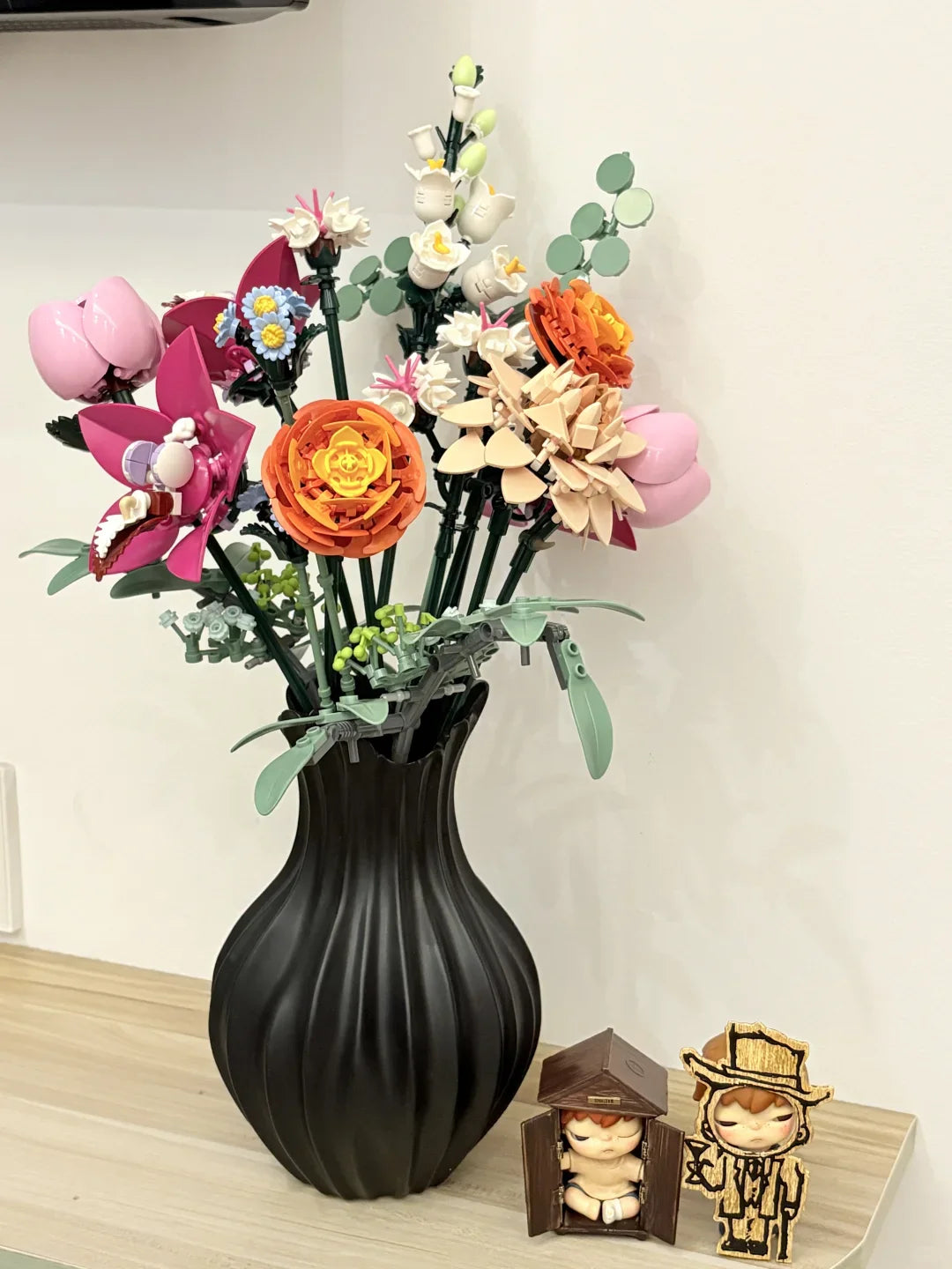 Eternal Flower Pink Model Blocks Gift for Her